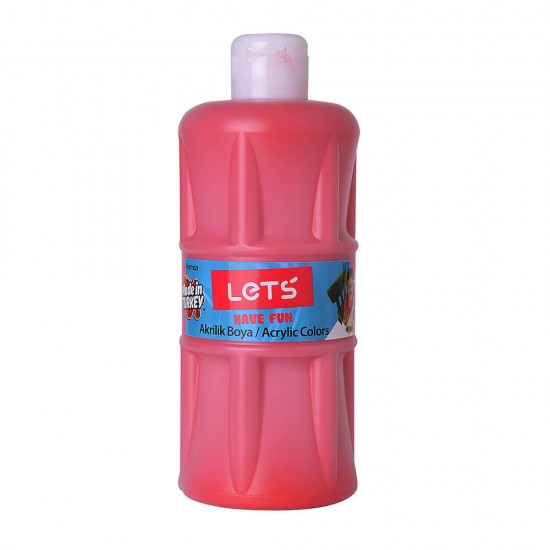 LETS L5303 AKRİLİK BOYA 500ML KIRMIZI