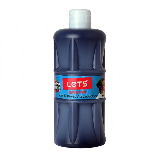 LETS L5309 AKRİLİK BOYA 500ML SİYAH