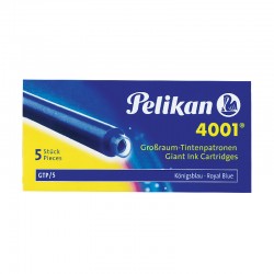 PELİKAN 4001 GTP/5 D.KALEM DEV KARTUŞU 5Lİ MAVİ