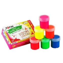 FATİH 50430 GUAJ BOYA NEON 6 RENK 6*25:150 GR