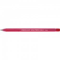 PENSAN 2210 TÜKENMEZ KALEM MY PEN KIRMIZI 25Lİ KT