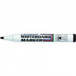 PENSAN 4800 YUVARLAK UÇ BEYAZ TAHTA KALEMİ SİYAH