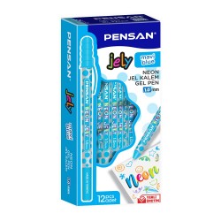 PENSAN 2801 JELY JEL KALEM NEON 1MM MAVİ