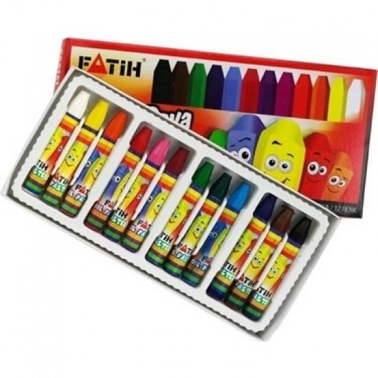 FATİH 34012 PASTEL BOYA 12 RENK