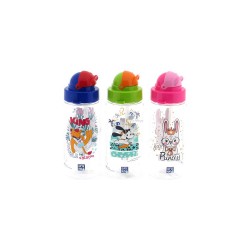 GIPTA 7510 FUN TRİTAN DESENLİ PİPETLİ MATARA 500ML