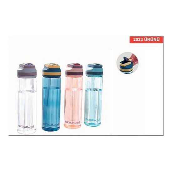 GIPTA 7587 PİPETLİ MATARA PCTG 4 RENK 700ML