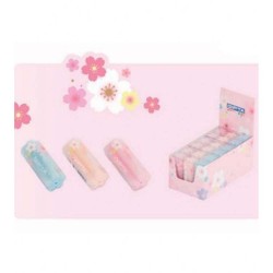 GIPTA 2343 SİLGİ TRANSPARENT ÇİÇEKLİ 18Lİ KT