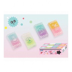 GIPTA 2345 SİLGİ PINK WORD TRANSPARENT 24LÜ KT