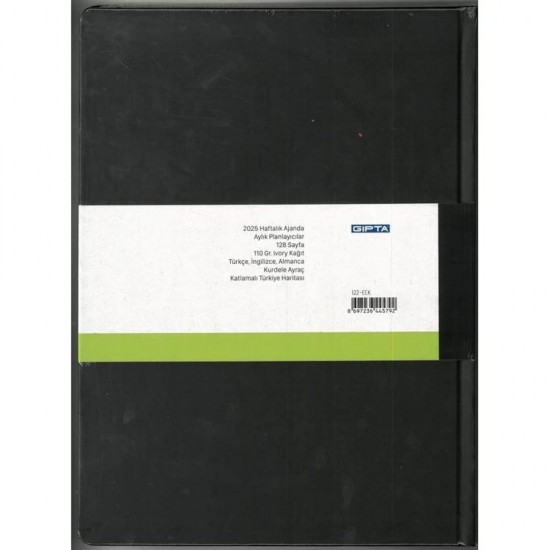 GIPTA 122-ECK 20X28 EKO HAFTALIK AJANDA 2026
