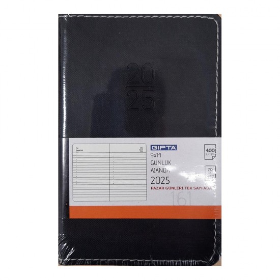 GIPTA 161-MMK 9X14 MAX MİNİ DKŞ DERİ KPK AJANDA 2025