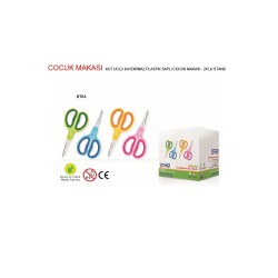 GIPTA 7060 ÇOCUK MAKASI KÜT UÇ DUBLE PLS GÖV 4 RENK