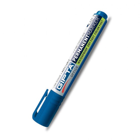 GIPTA 1372 TAHTA KALEMİ YUVARLAK UÇ MAVİ