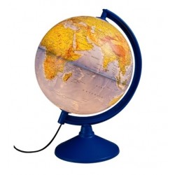 GÜRBÜZ 41301 30CM IŞIKLI FİZİKİ+SİYASİ KÜRE