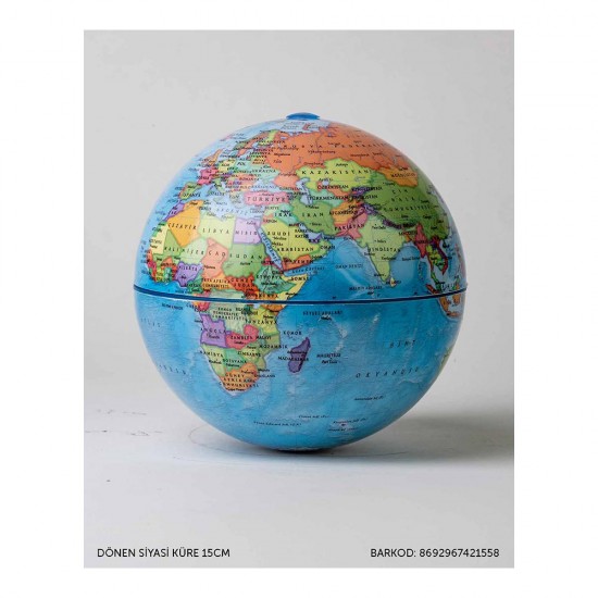 GÜRBÜZ 42155 15CM DÖNEN SİYASİ KÜRE