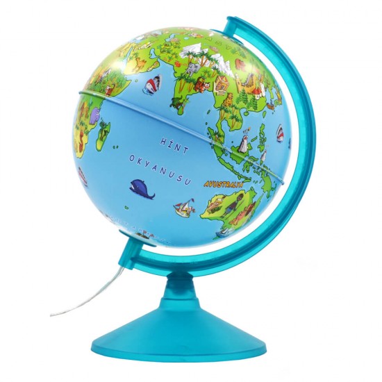 GÜRBÜZ 44201 20CM IŞIKLI HAYVANLI KÜRE