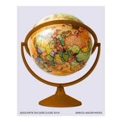 GÜRBÜZ 44305 30CM IŞIKSIZ ANTİK 360 DERECE KÜRE