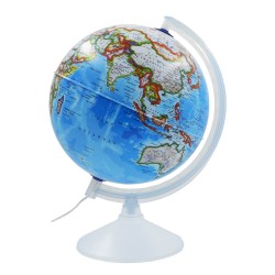 GÜRBÜZ 45261 26CM IŞIKLI SİYASİ BEYAZ KÜRE