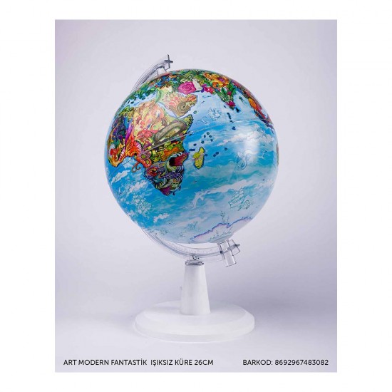 GÜRBÜZ 48308 26CM ART MODERN FANTASTİK IŞIKSIZ KÜRE