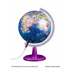 GÜRBÜZ 48309 26CM ART MODERN MİTOLOJİK  IŞIKLI KÜRE