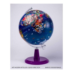 GÜRBÜZ 48410 30CM ART MODERN MİTOLOJİK  IŞIKSIZ KÜRE