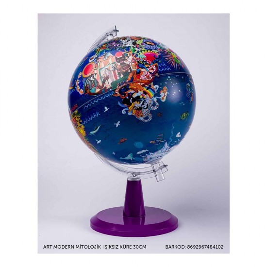 GÜRBÜZ 48410 30CM ART MODERN MİTOLOJİK  IŞIKSIZ KÜRE