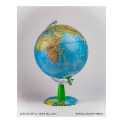 GÜRBÜZ 48412 30CM GRAFİK STANTLI  FİZİK KÜRE