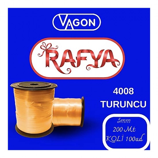 VAGON 4008 RAFYA 200M TURUNCU