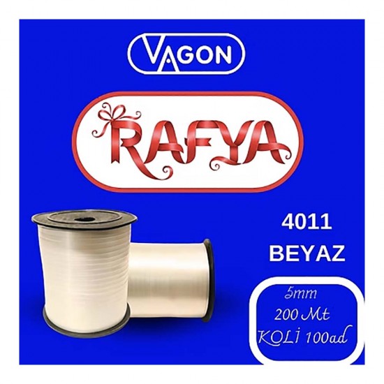 VAGON 4011 RAFYA 200M BEYAZ