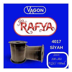 VAGON 4017 RAFYA 200M SİYAH