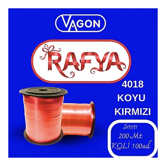 VAGON 4018 RAFYA 200M K.KIRMIZI