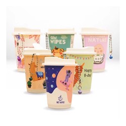 HELVACI 9506 ISLAK MENDİL KAHVE BARDAĞI 16LI KT