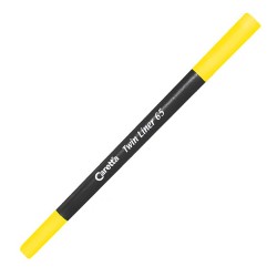 CARETTA 65-13 TWİN LİNER KALEM SARI