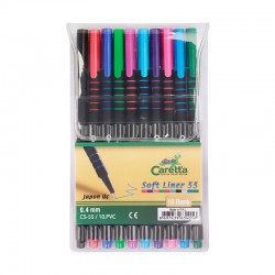 CARETTA 55-10 SOFT LİNER KALEM 10LU SET