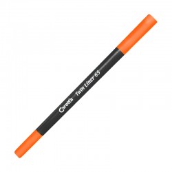 CARETTA 65-40 TWİN LİNER KALEM FOSFORLU TURUNCU