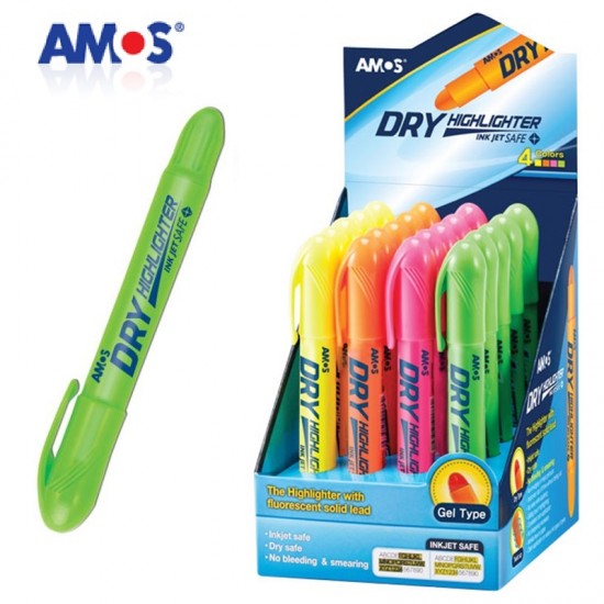 AMOS HLD12DGR FOSFORLU KALEM YEŞİL