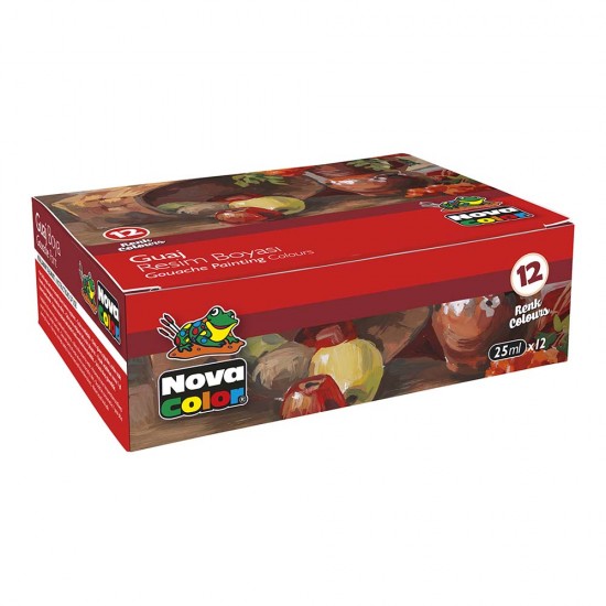 NOVA COLOR NC-461 GUAJ BOYA ŞİŞE 12Lİ TK