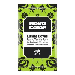 NOVA COLOR NC-903 KUMAŞ BOYASİ TOZ 12GR YEŞİL