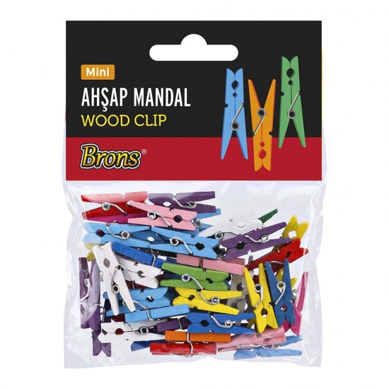 BRONS BR-908 AHŞAP MANDAL MİNİ