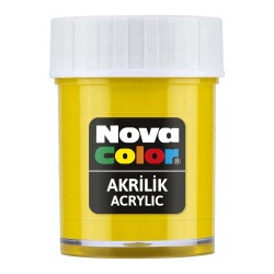 NOVA COLOR NC-169 AKRİLİK BOYA ŞİŞE SARI