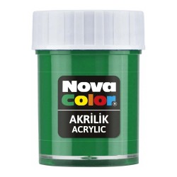 NOVA COLOR NC-172 AKRİLİK BOYA ŞİŞE YEŞİL