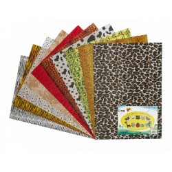 LİNO 2715J DESENLİ KRAPON KAĞIDI 23X33 10 DESEN 10LU