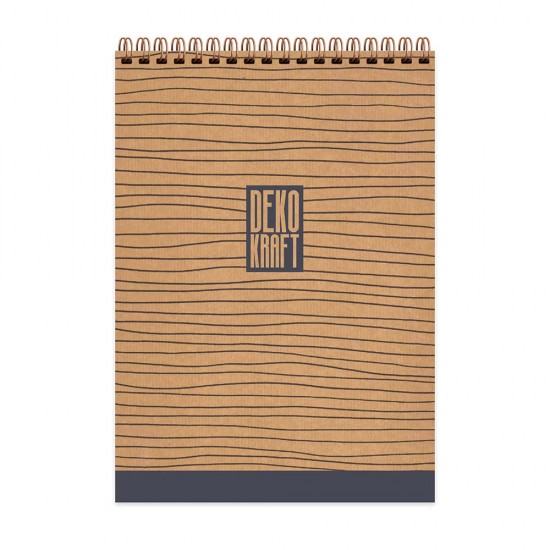 KESKİN 144002-99 BLOKNOT DEKOKRAFT SPİRALLİ A4 100YP KARELİ