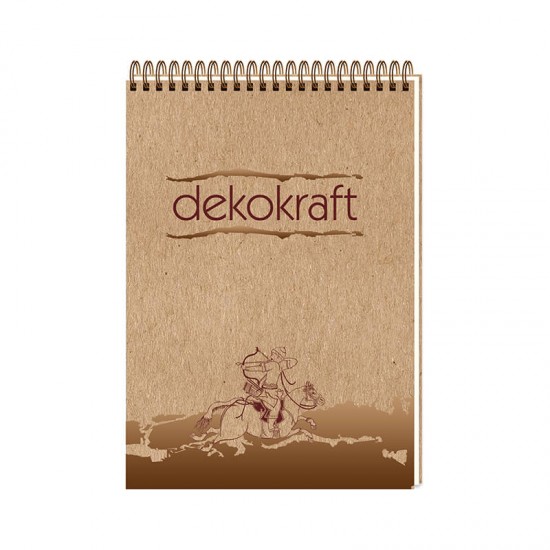 KESKİN 144001-99 BLOKNOT DEKOKRAFT SPİRALLİ A4 100YP ÇİZGİLİ
