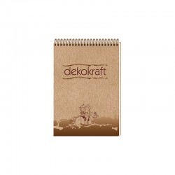 KESKİN 144102 BLOKNOT DEKOKRAFT SPİRALLİ A5 100YP KARELİ
