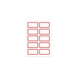 KESKİN 220890-99 TEK RENK KIRMIZI 3LÜ ETİKET KIRMIZI