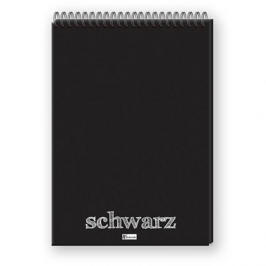 KESKİN 149300-99 BLOKNOT SCHWARZ ÜST SPİRALLİ PP KAPAK A4 60YP