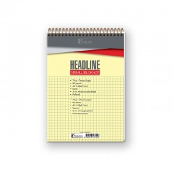 KESKİN 145432 BLOKNOT HEADLİNE SPİRALLİ KARTON KAPAK A5 80YP KARELİ
