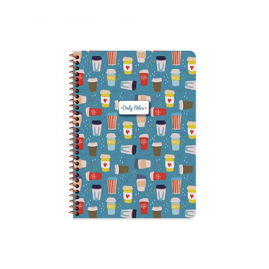 KESKİN 384641 16.5X22.5 80YP ÇİZGİLİ COFFEE SPR KRTN KPK DEFTER