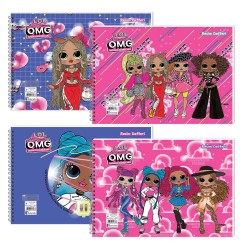 KESKİN 300115-79 17X25 15YP L.O.L OMG RESİM DEFTERİ