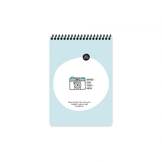 KESKİN 500570 HİSLİ ŞEYLER A5 80YP ÇİZGİLİ ÜSTN SPR KRTN KPK NOT DEF KİMSELERİ ÇEKEMEM